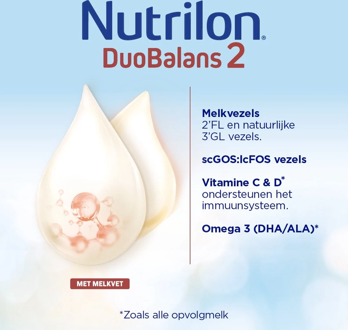Nutrilon Duobalans 2 - Flesvoeding Vanaf 6 Maanden - 800g - Afbeelding 3