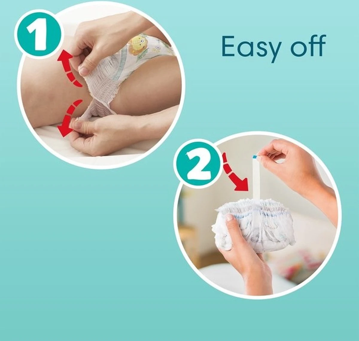 Pampers® Pampers - Baby Dry Pants - Maat 4+ - Mega Pack - 117 Luierbroekjes - Afbeelding 4