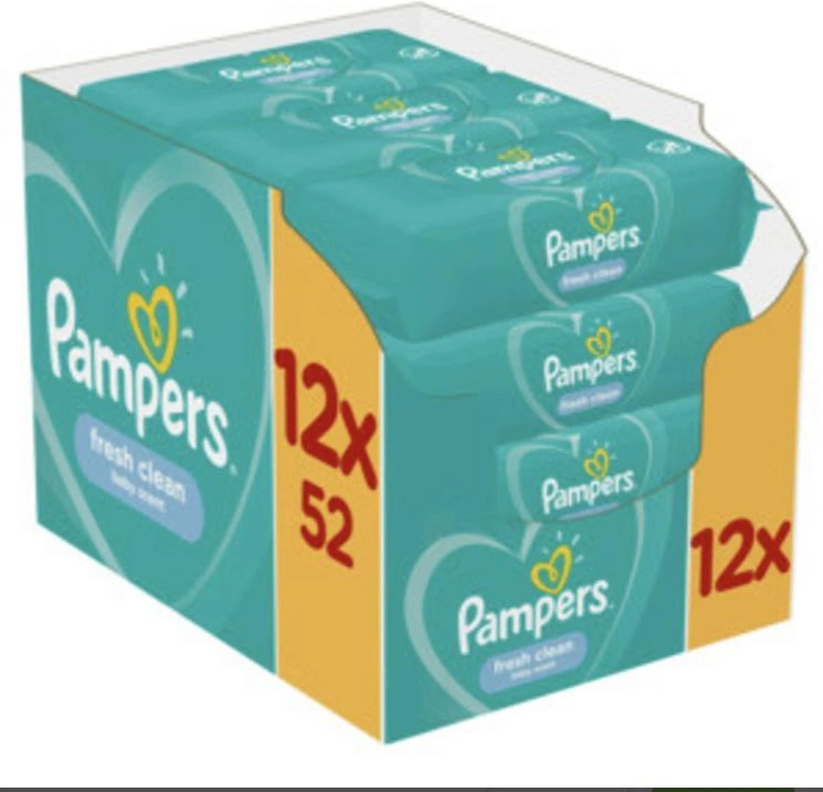 Pampers® Pampers Fresh Clean Billendoekjes - 12 X 52 Doekjes - Afbeelding 17
