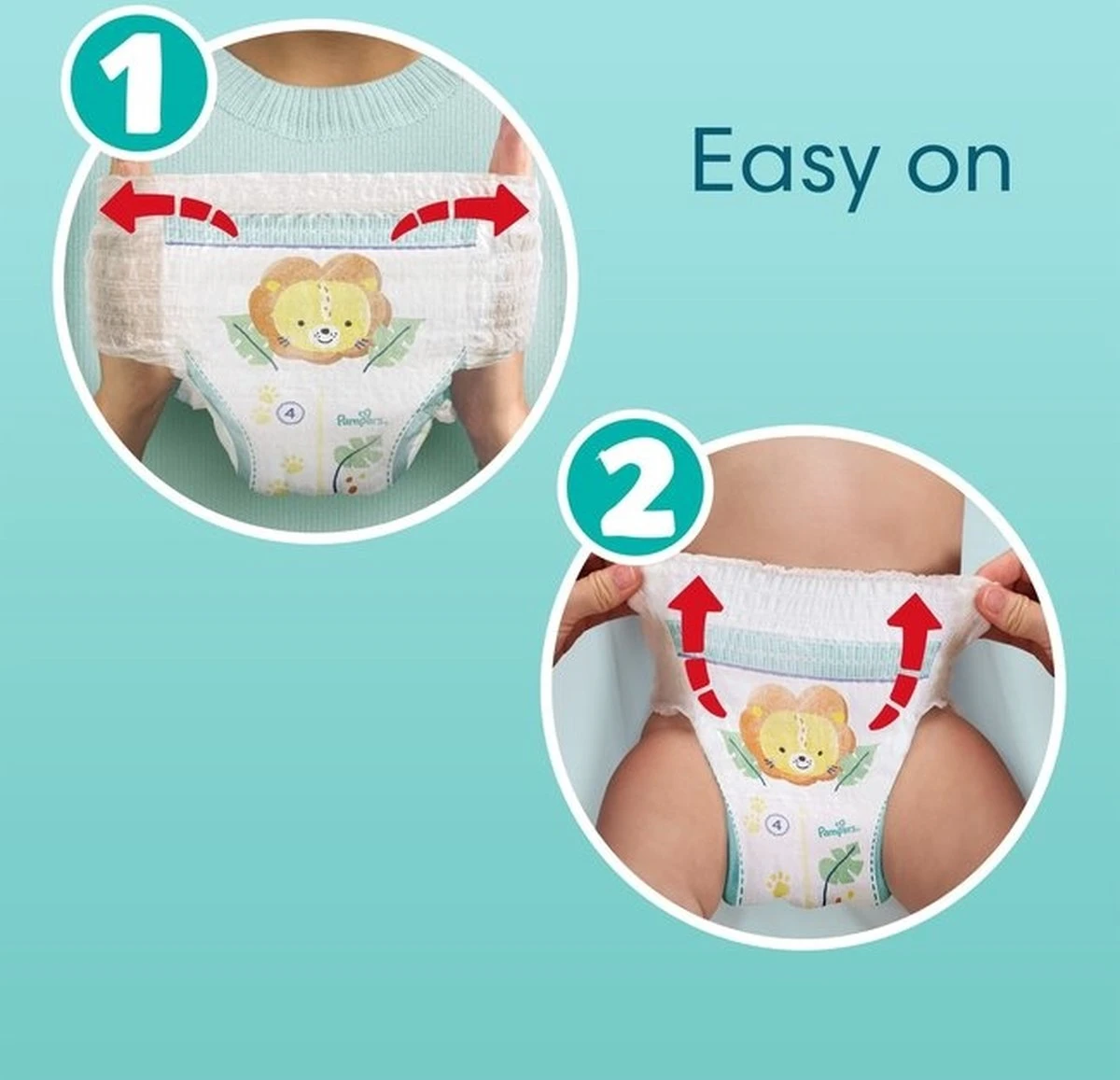 Pampers® Pampers - Baby Dry Pants - Maat 4+ - Mega Pack - 117 Luierbroekjes - Afbeelding 2