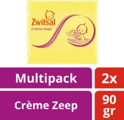 Zwitsal Crème Zeep - 2 X 90 G - Baby