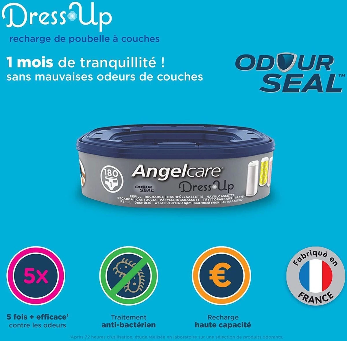 Angelcare DressUp Navulverpakking Luieremmer - 1 ROL - Afbeelding 6