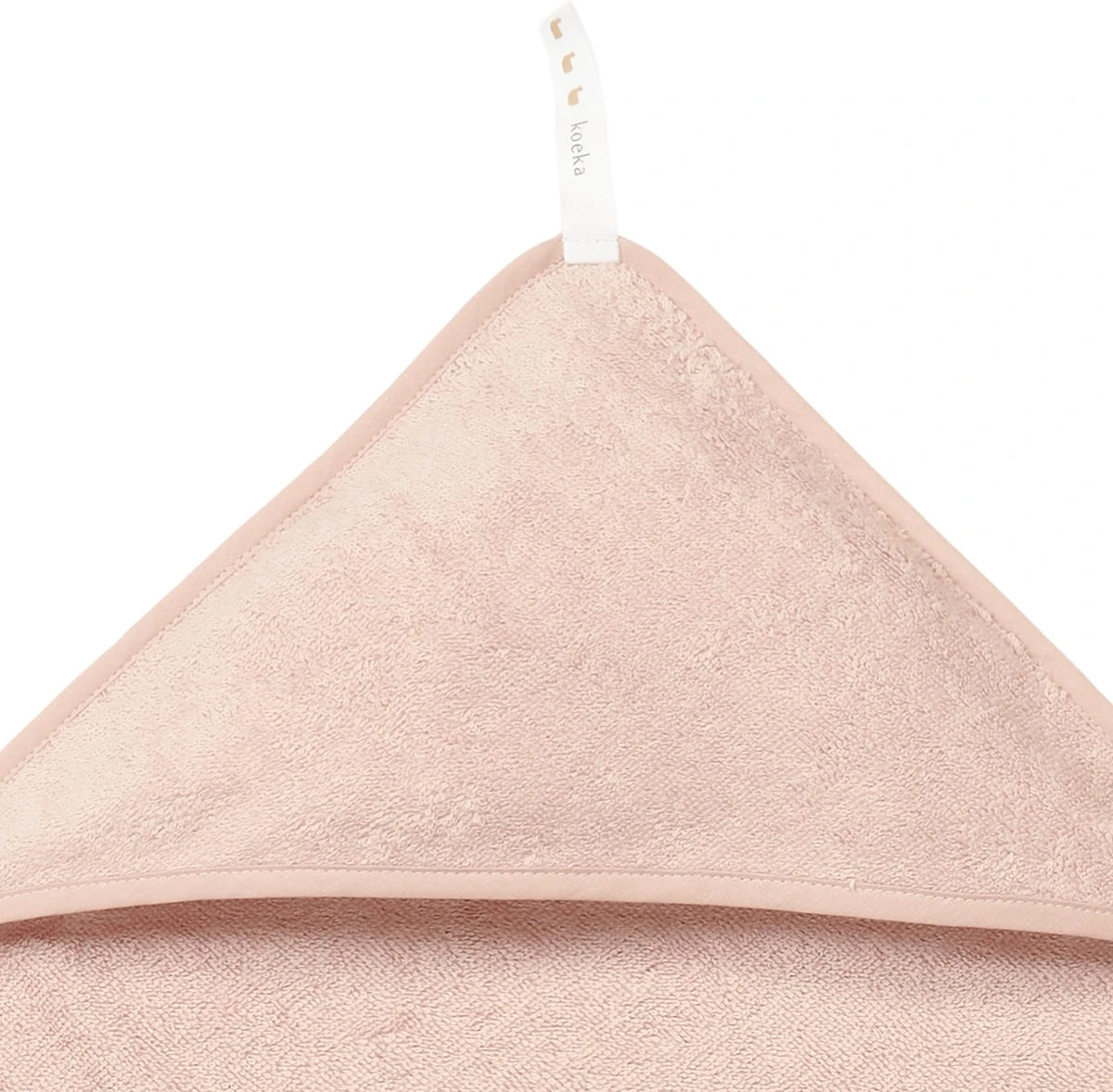 Koeka Baby Badcape Dijon Daily - 100x100cm - Lichtroze - Afbeelding 10