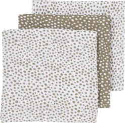 Meyco Cheetah Hydrofiele Doeken - 3-pack - Taupe - 70x70cm