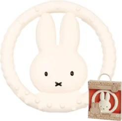 Bambolino Toys - Nijntje Bijtring - Natuurlijk Rubber - Kraamcadeau - Baby