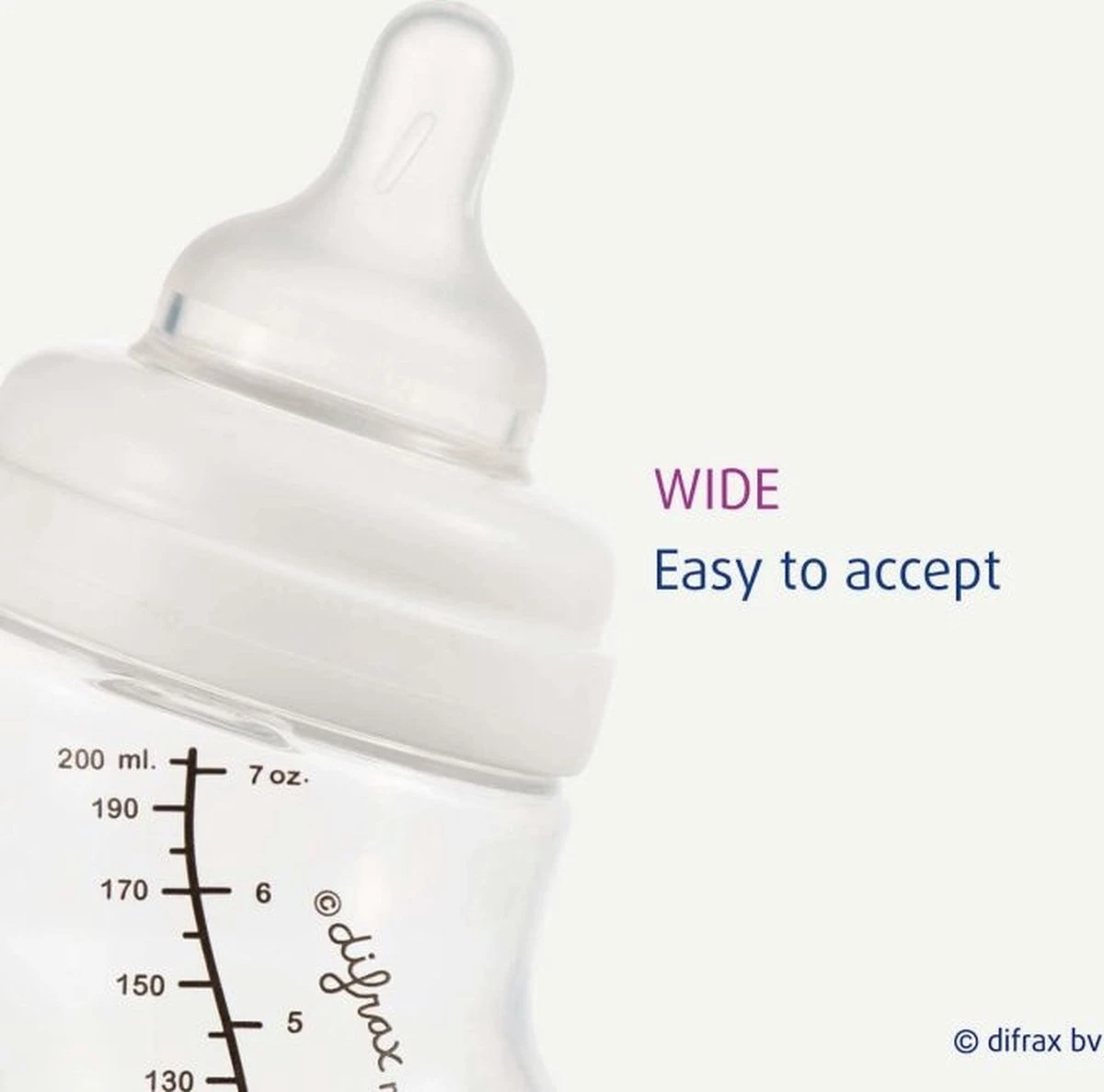 Difrax Flessenspeen Papspeen Wide/Breed - Maat XL - 2 Stuks - Afbeelding 7