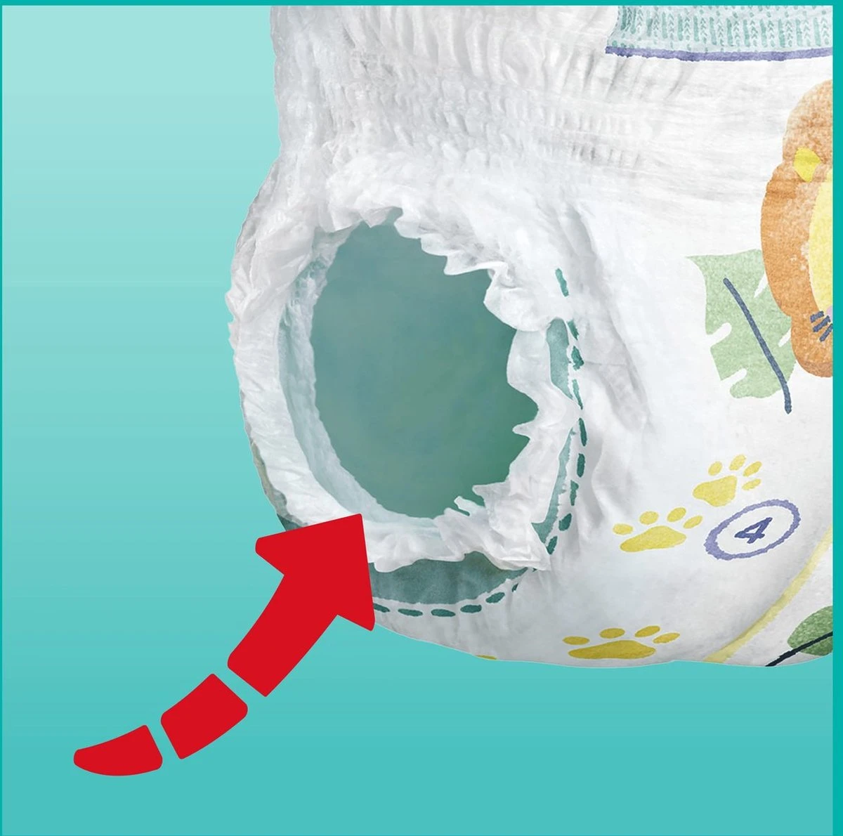 Pampers® Pampers - Premium Protection Pants - Maat 5 - Mega Pack - 60 Luierbroekjes - Afbeelding 4