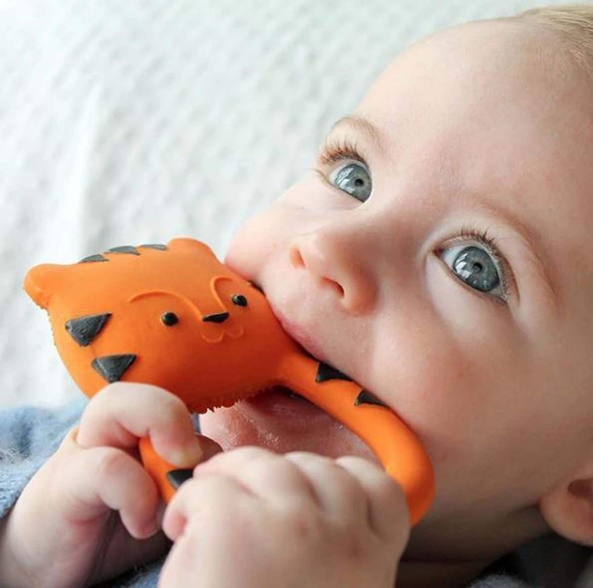 Lanco Rubberen Bijtring - Nalu De Tijger - Oranje - Afbeelding 3