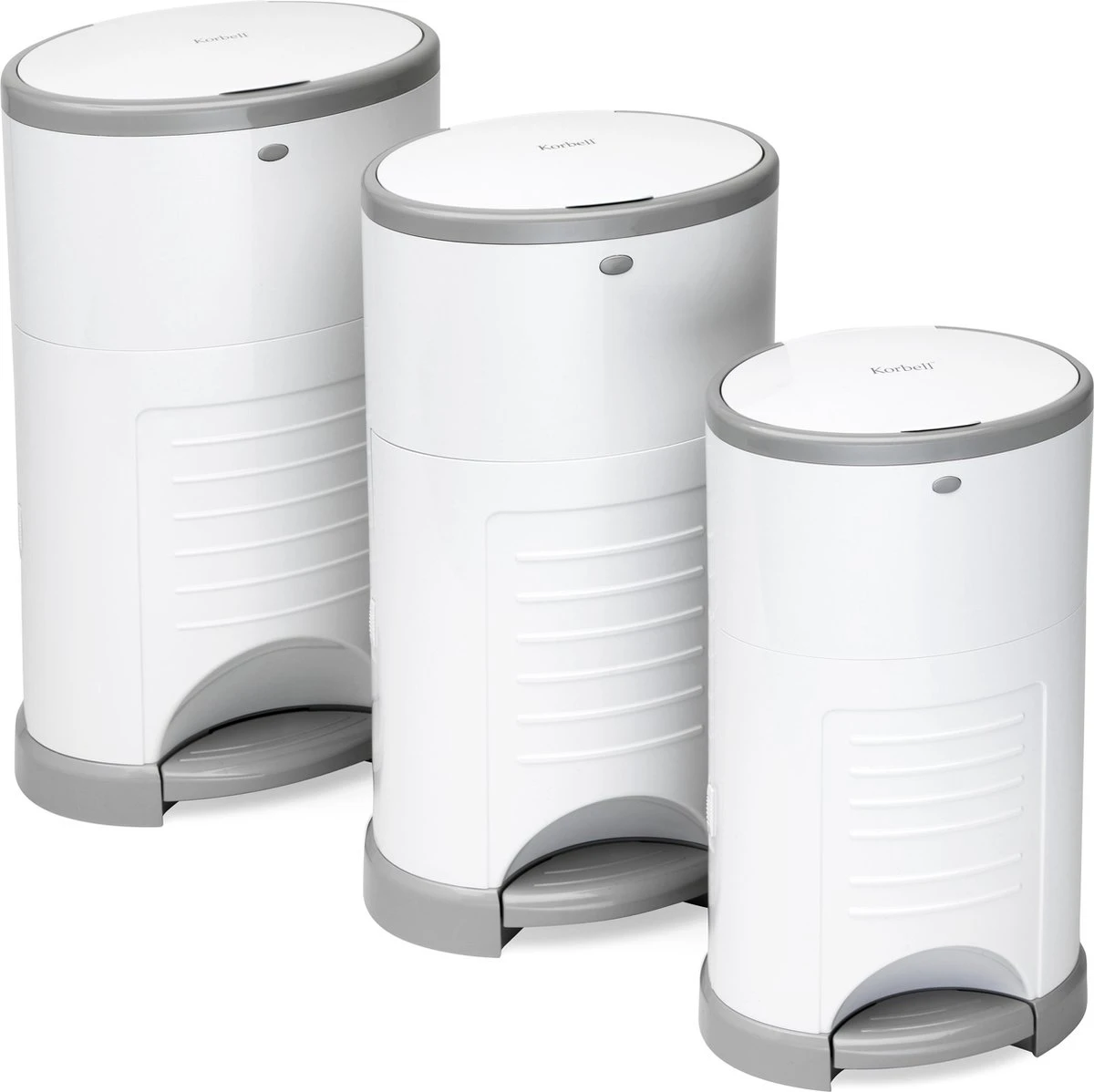 Korbell Luieremmer PLUS 26l - Wit - Afbeelding 2