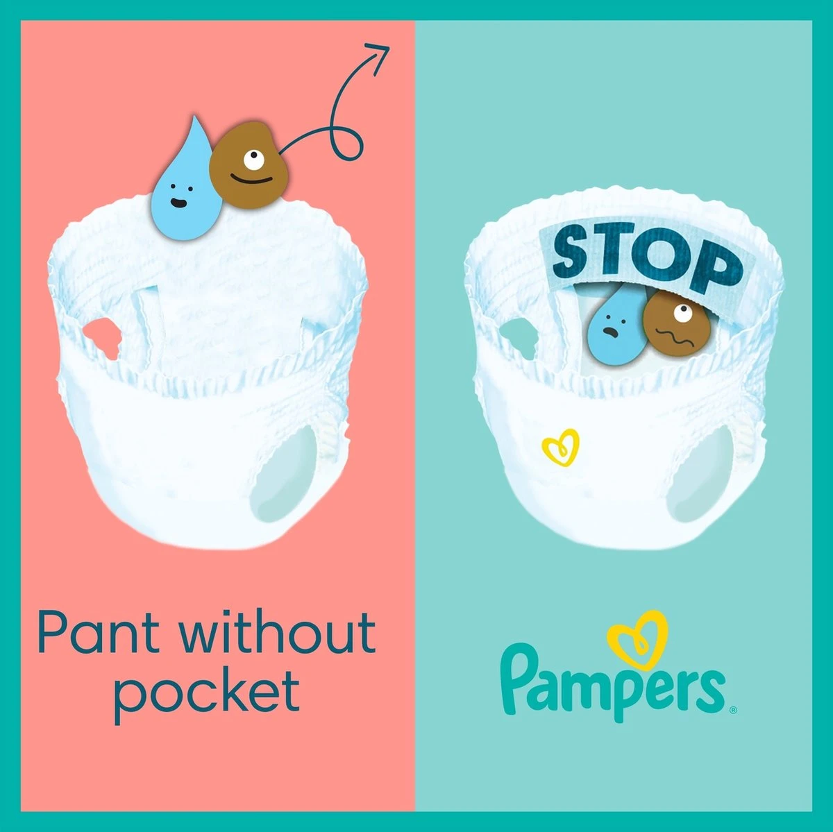 Pampers® Pampers - Premium Protection Pants - Maat 5 - Mega Pack - 60 Luierbroekjes - Afbeelding 8