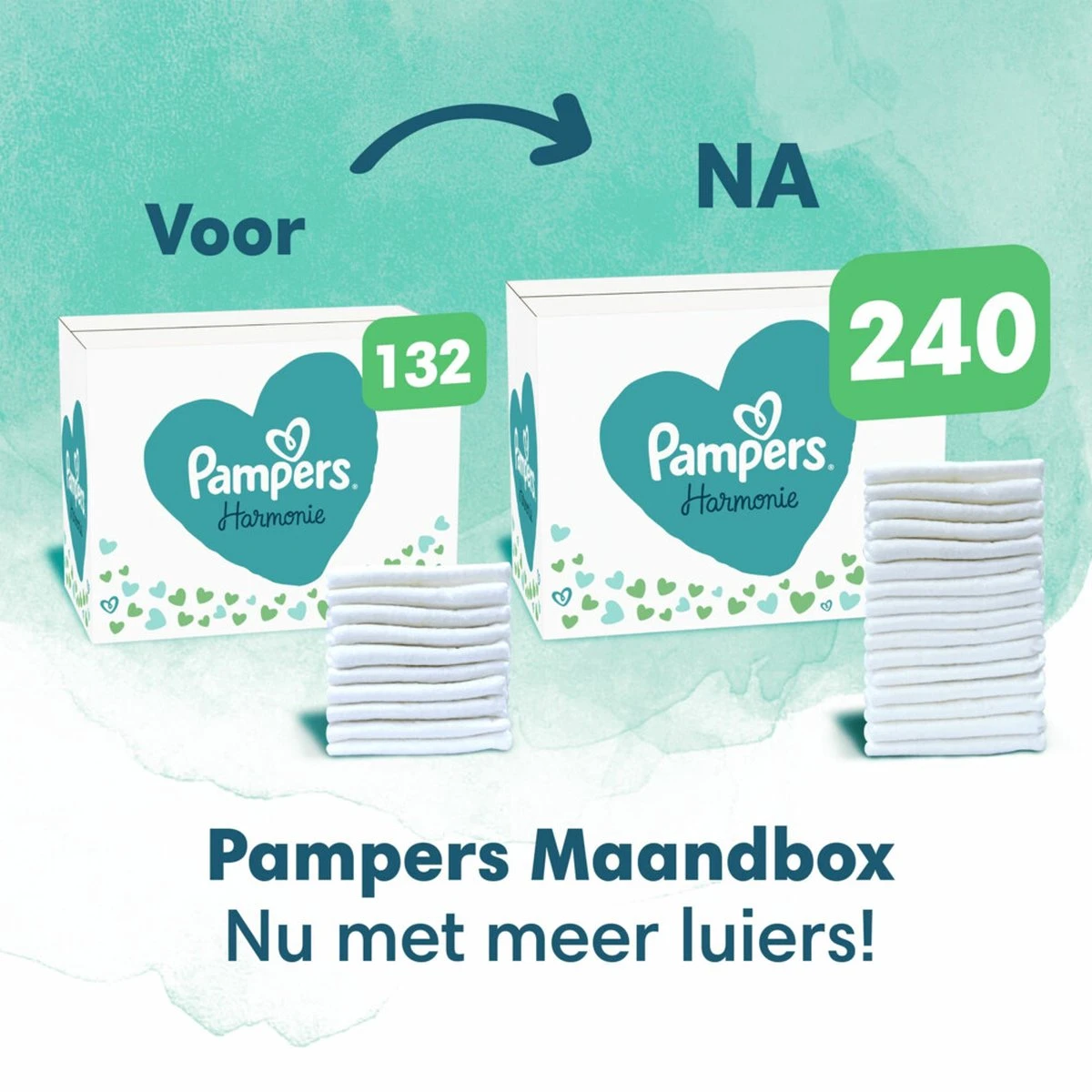 Pampers® Pampers Harmonie Luiers - Maat 2 (4-8kg) - 240 Luiers - Maandbox - Afbeelding 9