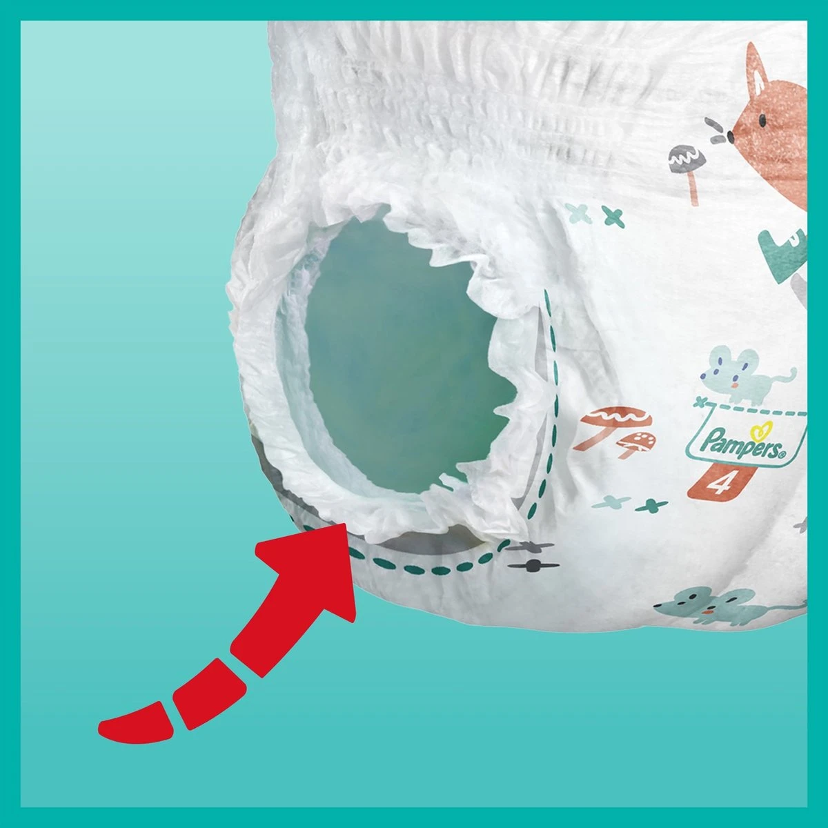 Pampers® Pampers - Premium Protection Pants - Maat 4 - Mega Pack - 80 Broekjes - Afbeelding 5
