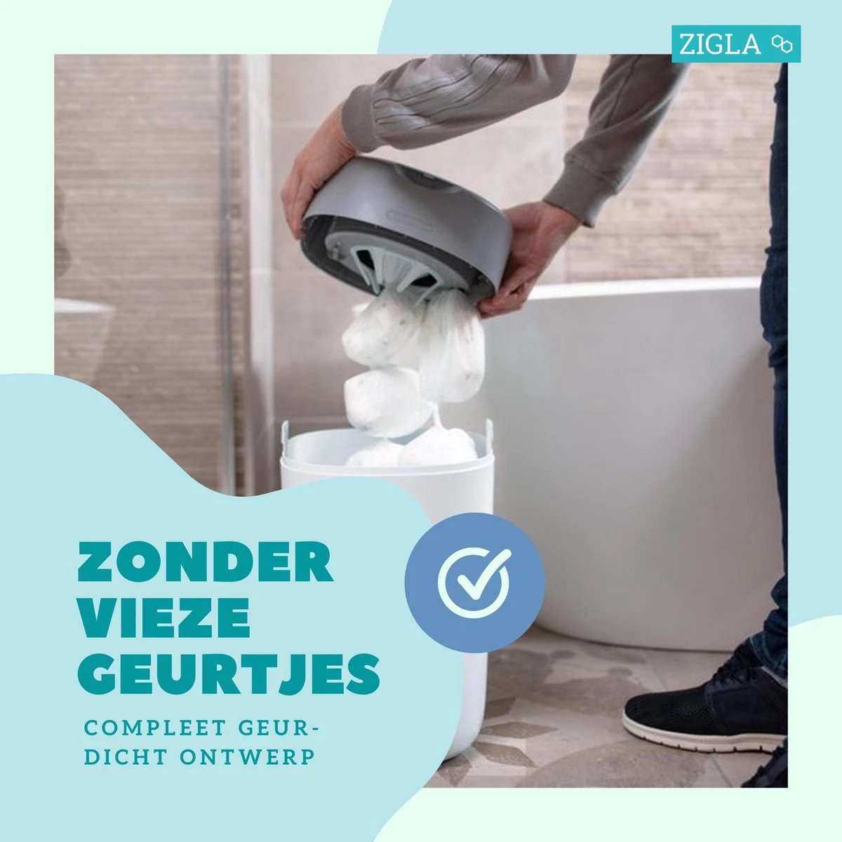 Zigla – 3x Luieremmer Navulling – Navulcassette - Geschikt Voor Tommee Tippee Sangenic Tec - Afbeelding 8