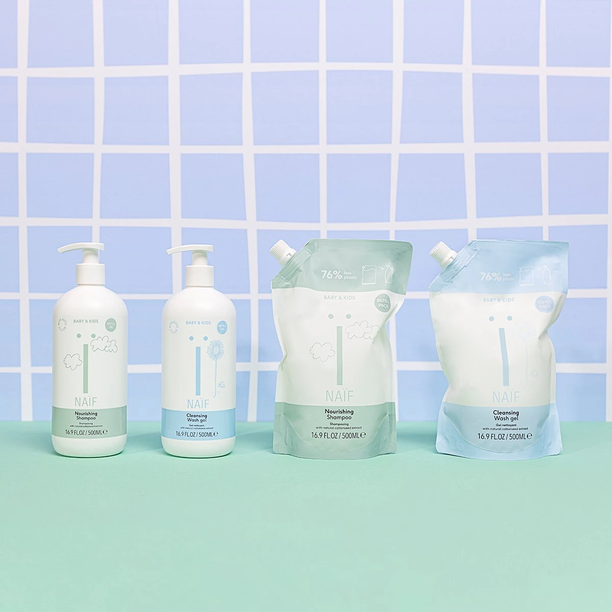 Naïf Voedende Shampoo – Navulverpakking - Baby En Kids - 500ml - Met Natuurlijke Ingrediënten - Afbeelding 5