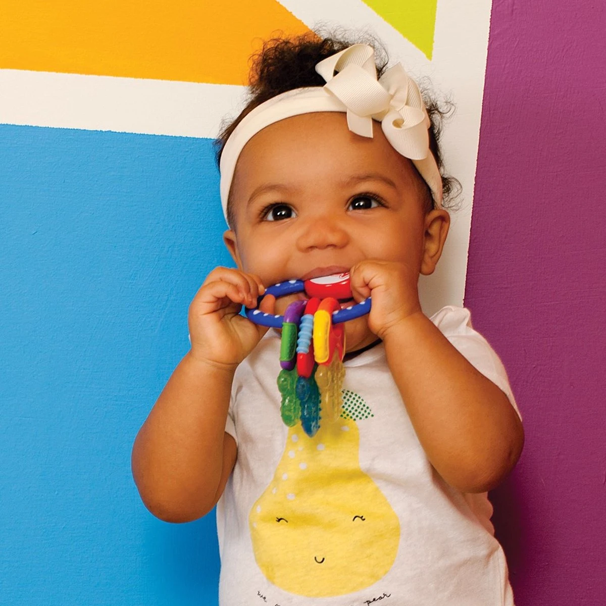 Nûby Bijtspeeltje Koelbijtsleutels - Blauw - 3m+ - Afbeelding 2