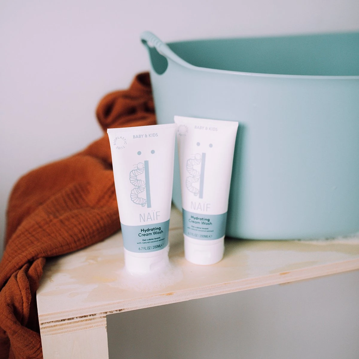 Naïf Hydraterende Wascrème - Babyverzorging - 200ml - Met Natuurlijke Ingrediënten - Afbeelding 5