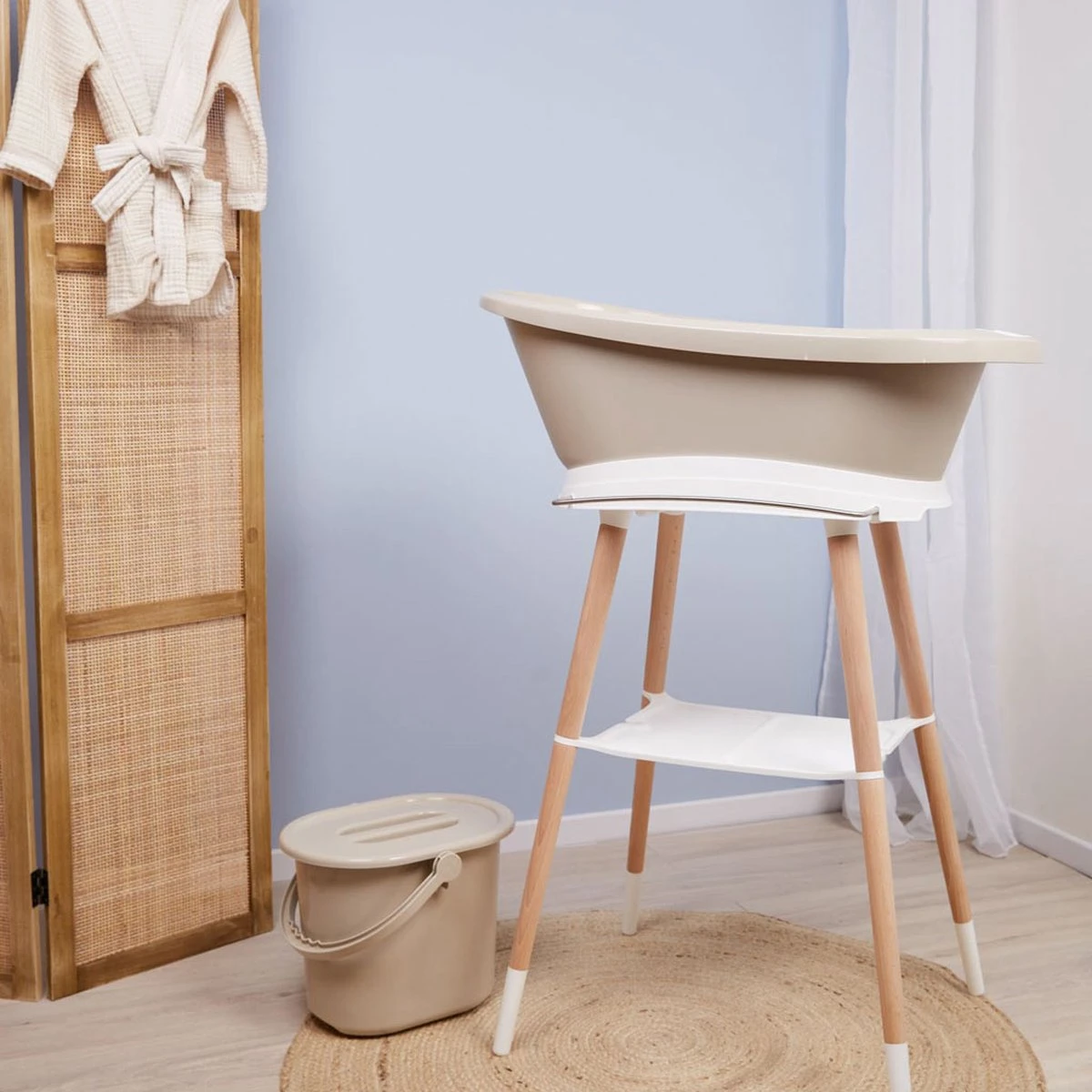 Bébé-jou Bébé-jou Luieremmer - Taupe - Afbeelding 3