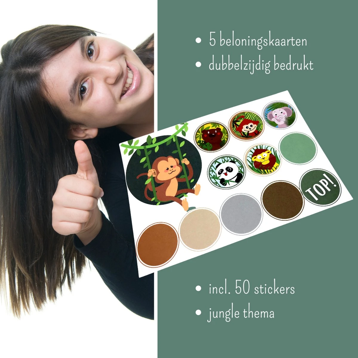 Beloningskaart Met Stickers - Set Van 5 Beloningskaarten - Beloningssysteem - Beloningsstickers - Stickers Voor Kinderen - Zindelijkheidstraining - Blijderij - Afbeelding 3