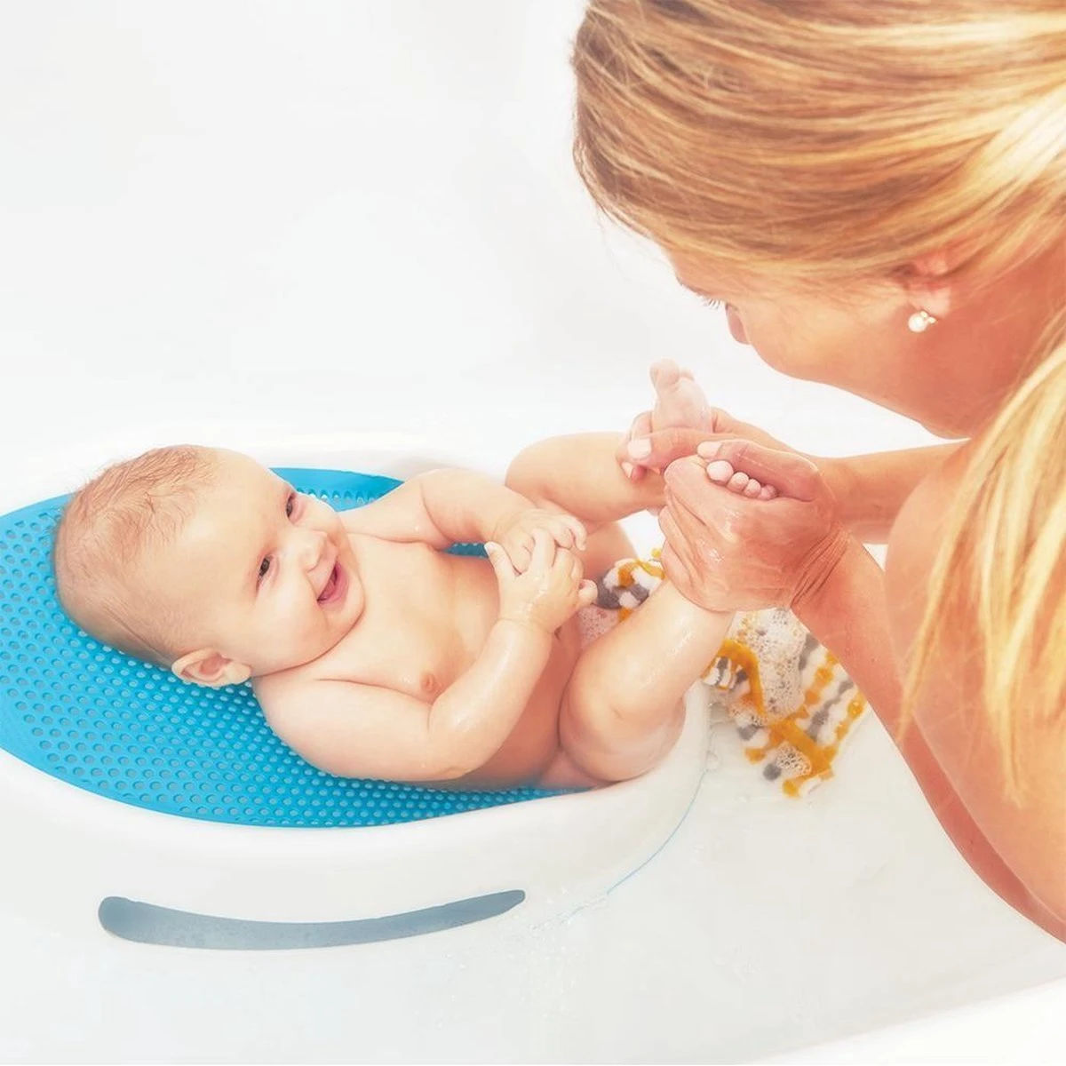 Angelcare Baby Badzitje - Zachte Zitting - Blauw - Afbeelding 11