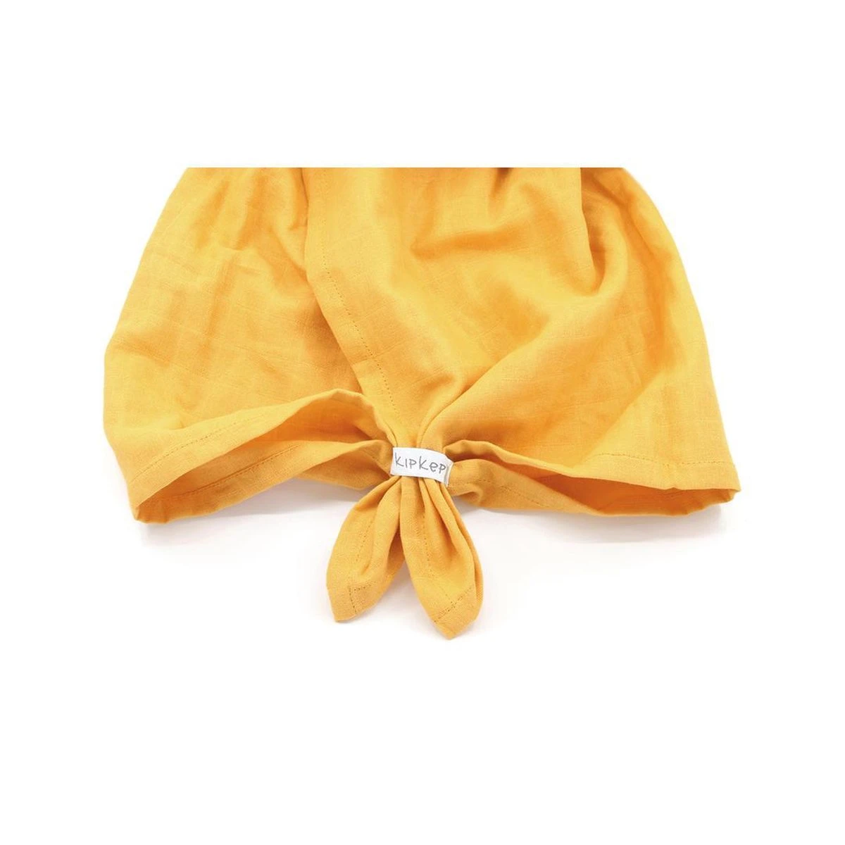 KipKep Blenker Hydrofiele Badcape - Maat 100x70cm - Little Bees Geel - Afbeelding 8