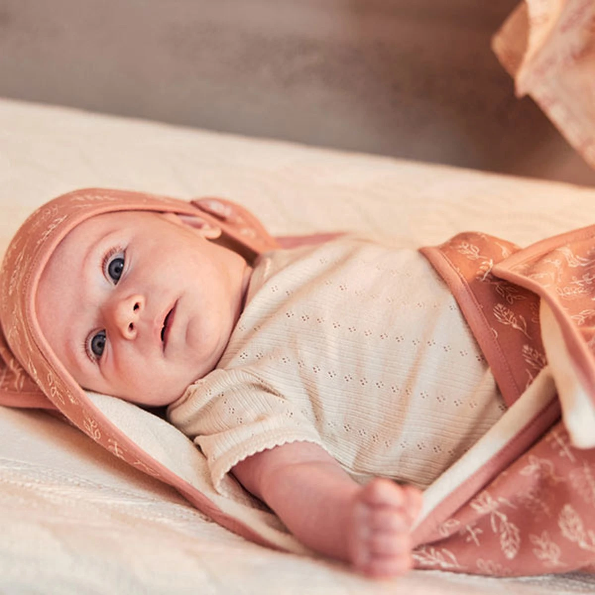 Jollein Badcape Meadow 75x75cm - Rosewood - Afbeelding 9