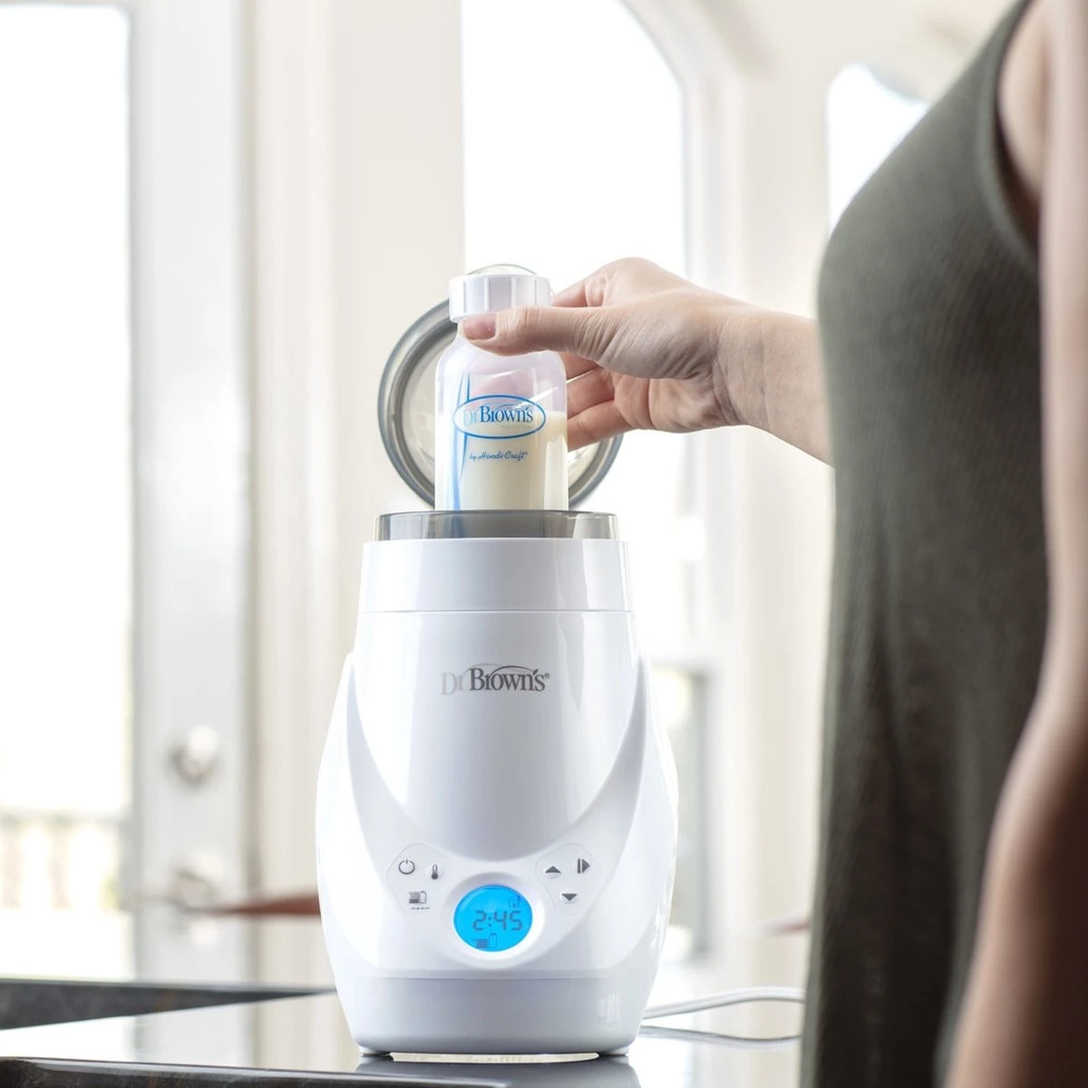 Dr. Brown's Deluxe Flessenwarmer En Sterilisator - Afbeelding 2