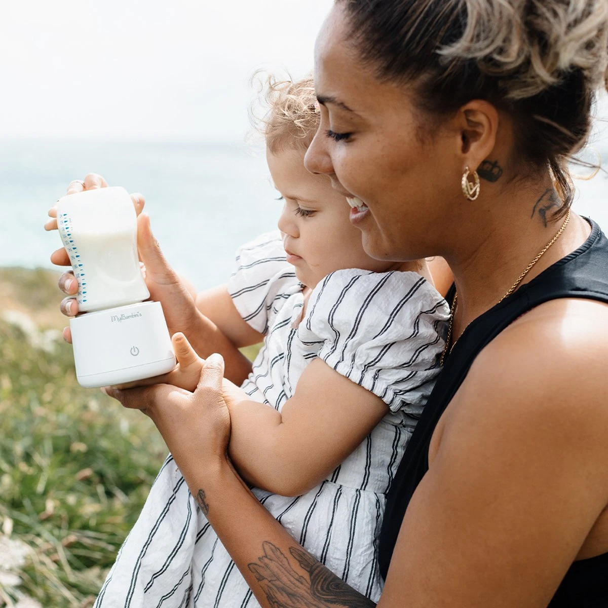 MyBambini's Bottle Warmer Pro™ - Draagbare Baby Flessenwarmer Voor Onderweg - Wit - Geschikt Voor AVENT Philips, Chicco & Dodie - Afbeelding 7