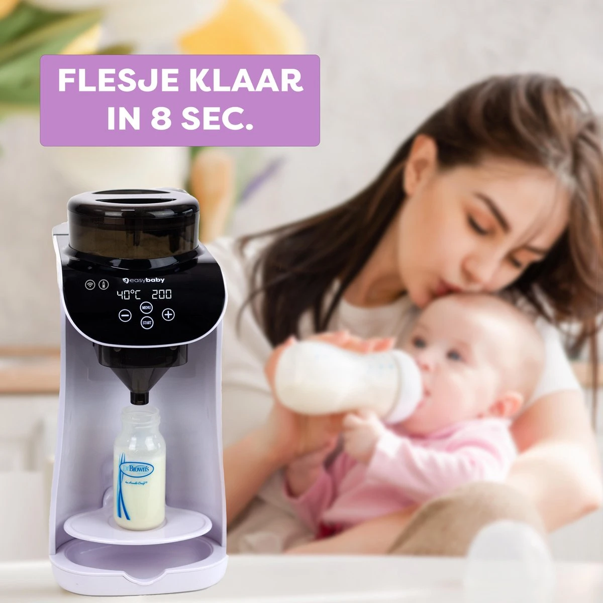Easybaby Flesvoeding Apparaat / Baby Senseo - Baby Fles Maker - Flessenwarmer - Flesverwarmer - Afbeelding 10
