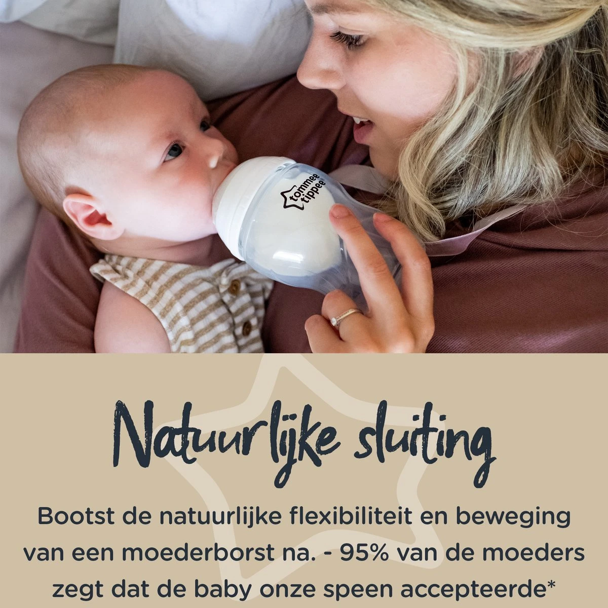 Tommee Tippee Closer To Nature - Zuigfles - Tepelspeen Met Langzame Uitstroomsnelheid En Anti-koliek Ventiel - 150 Ml -1 Stuk - Doorzichtig - Afbeelding 9