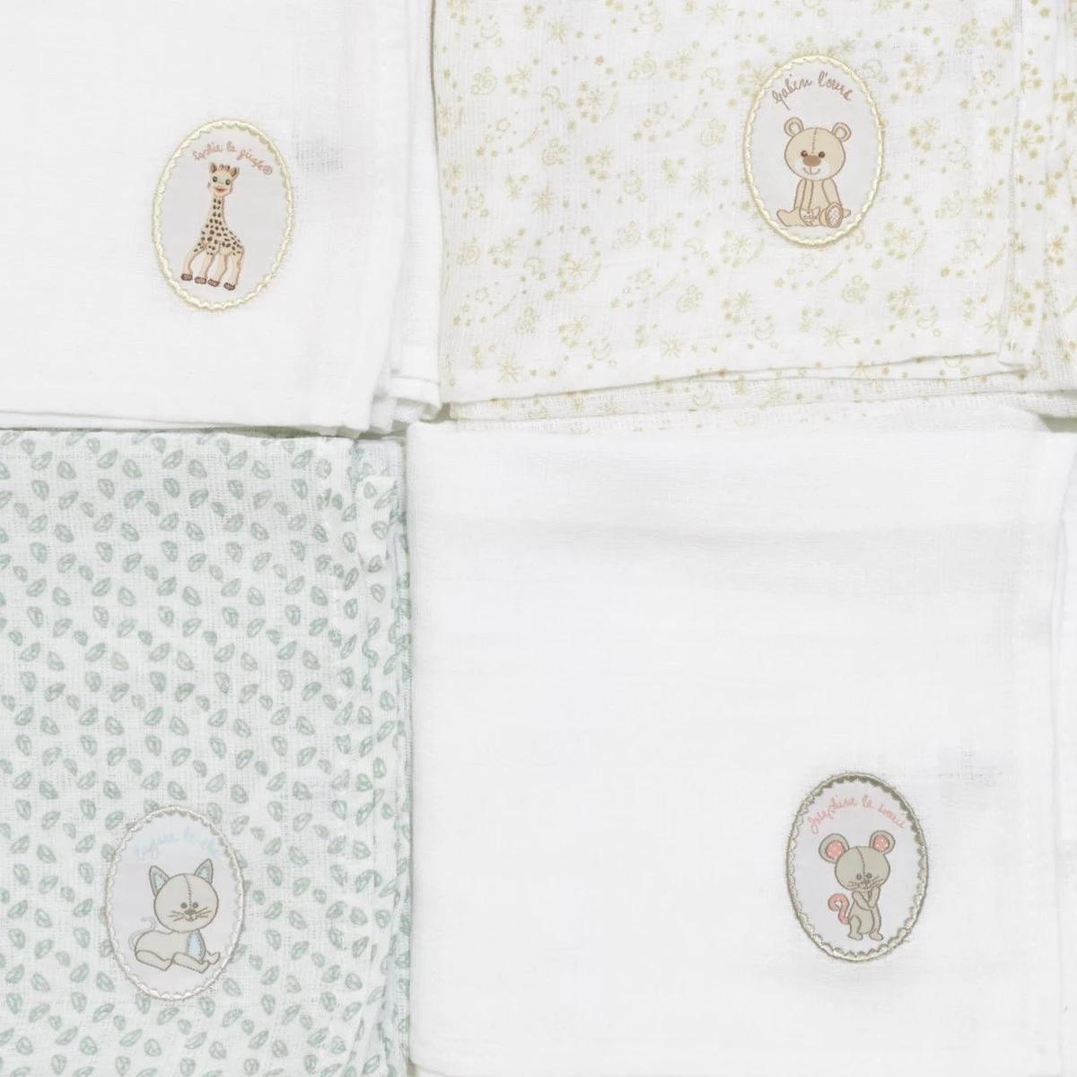 Sophie De Giraf - Hydrofiele Doek - 4 Stuks - Afbeelding 2