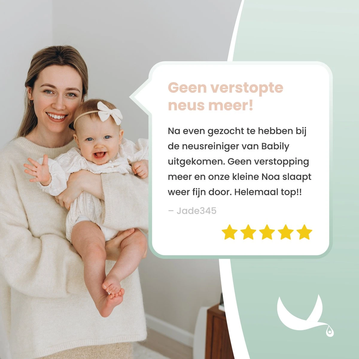 Babily® - Elektrische Neusreiniger Voor Baby's - 0 T/m 6 Jaar - Neuszuiger - Neuspeer - Snoetenpoetser - Toetenveger - Aspirator - Incl. 5 Zuigkrachtstanden En 3 Kalmerende Melodieën - Afbeelding 11