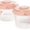 BEABA Set Van 6 Eerste Leeftijd Clip 60ml / 120ml (assorti Roze)