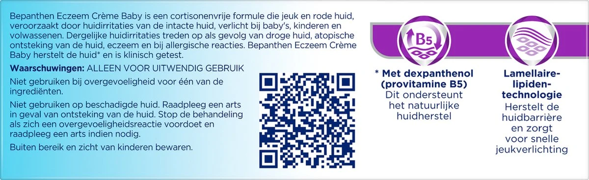 Bepanthen Eczeem Creme - Verlicht Jeuk En Roodheid - Mild Tot Matig Atopisch Eczeem - Ook Bij Babies - 20 Gram - Afbeelding 8