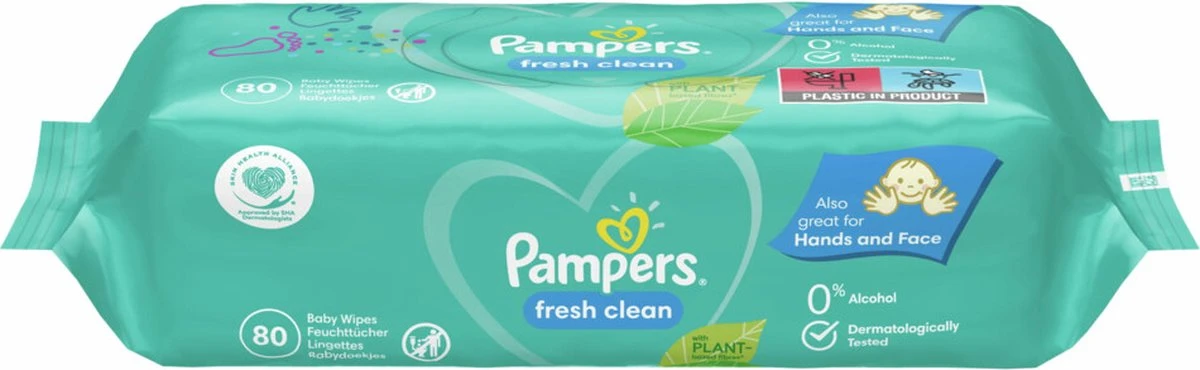 Pampers® Pampers Fresh Clean Billendoekjes - 1200 Doekjes - Afbeelding 5