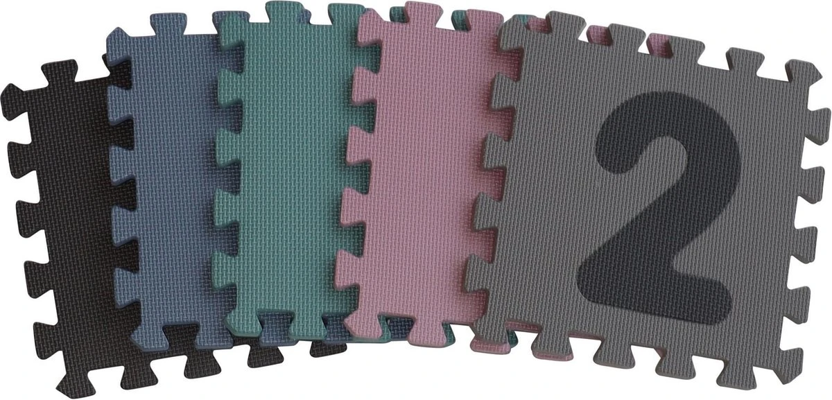 Babydan Speelkleed - Speelmat - Puzzelmat Foam - Blauw - Afbeelding 3