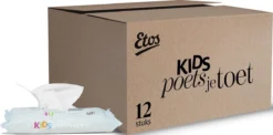 Etos Kids Poets Je Toet - Vochtige Doekjes - 480 Stuks (12 X 40 Stuks)