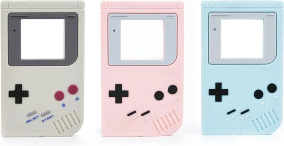 Game Boy Bijtketting - Kauwsieraad - Bijtring - Roze - Afbeelding 2