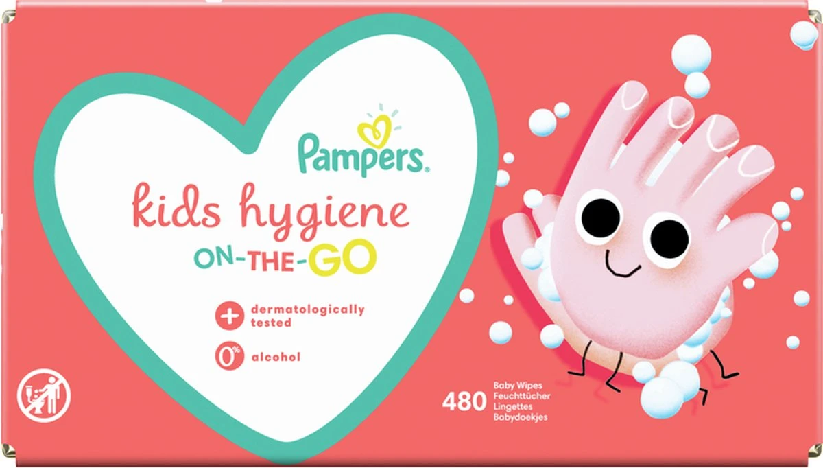 Pampers® Pampers Kids Hygiene On-The-Go Doekjes - 600 Doekjes - Afbeelding 12