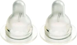 Difrax Flessenspeen Natural - Maat Small - 2 Stuks