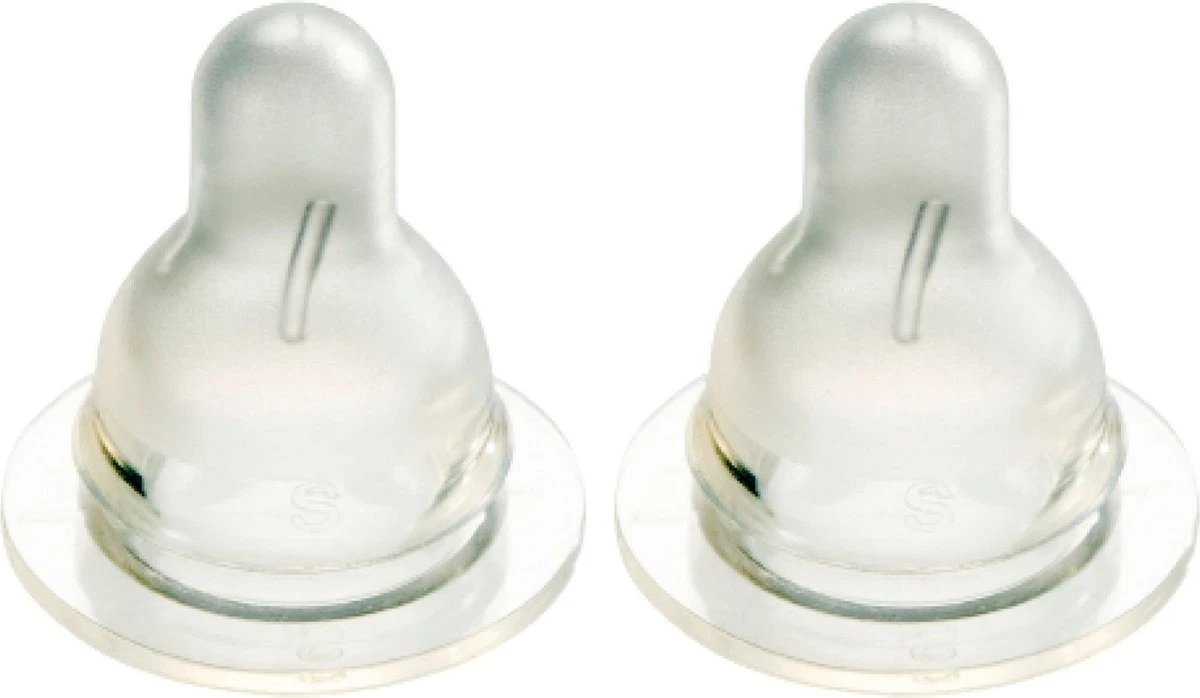 Difrax Flessenspeen Natural - Maat Large - 2 Stuks