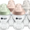 Tommee Tippee Closer To Nature- Zuigflessen - Anti-koelik Ventiel - 260 Ml- Pak Van 6 Stuks - Doorzichtig