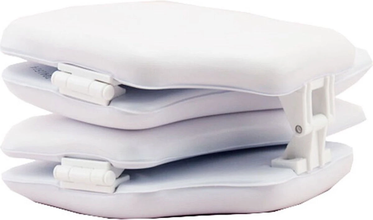 IBright Opvouwbare WC Verkleiner - Toilettrainer -Zachte Toilet Zitje - Toiletbril Verkleiner - Kinder WC Bril - Inclusief Draagtas - Wit - Afbeelding 4