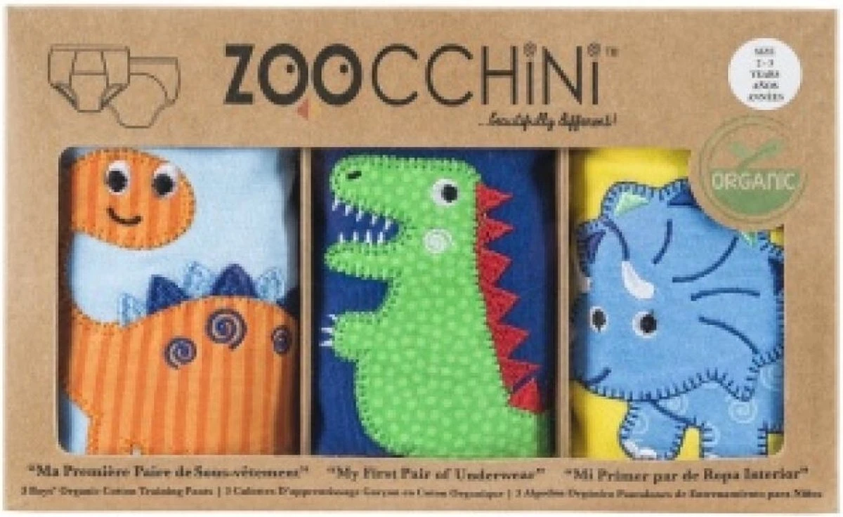 Zoocchini Oefenbroekjes Boy Jurassic Pals 3-4 Jaar - Afbeelding 2