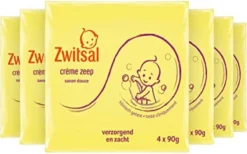 Zwitsal Zeep Crème - 8 Pakken Van 4 X 90 Gram - Voordeelverpakking - 32 Stuks A 90 Gram