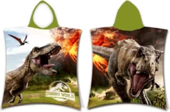 Jurassic World Poncho Vulkaan - 55 X 115 Cm - Katoen