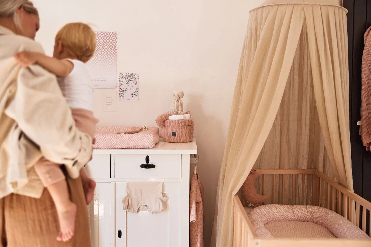 Jollein Hydrofiel Multidoek Spot 115x115cm - Caramel - 2 Stuks - Afbeelding 7