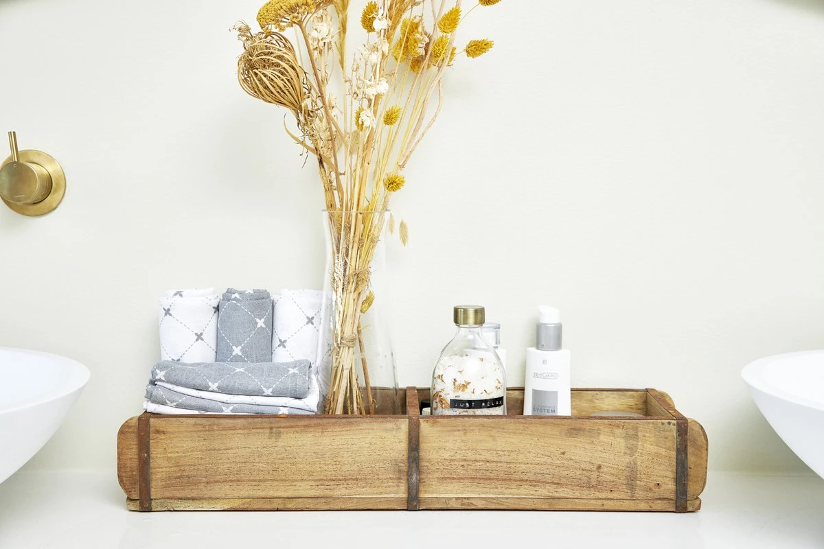 Meyco X Mrs.Keizer Louis Hydrofiele Doeken - 3-pack - Grijs - 70x70cm - Afbeelding 2