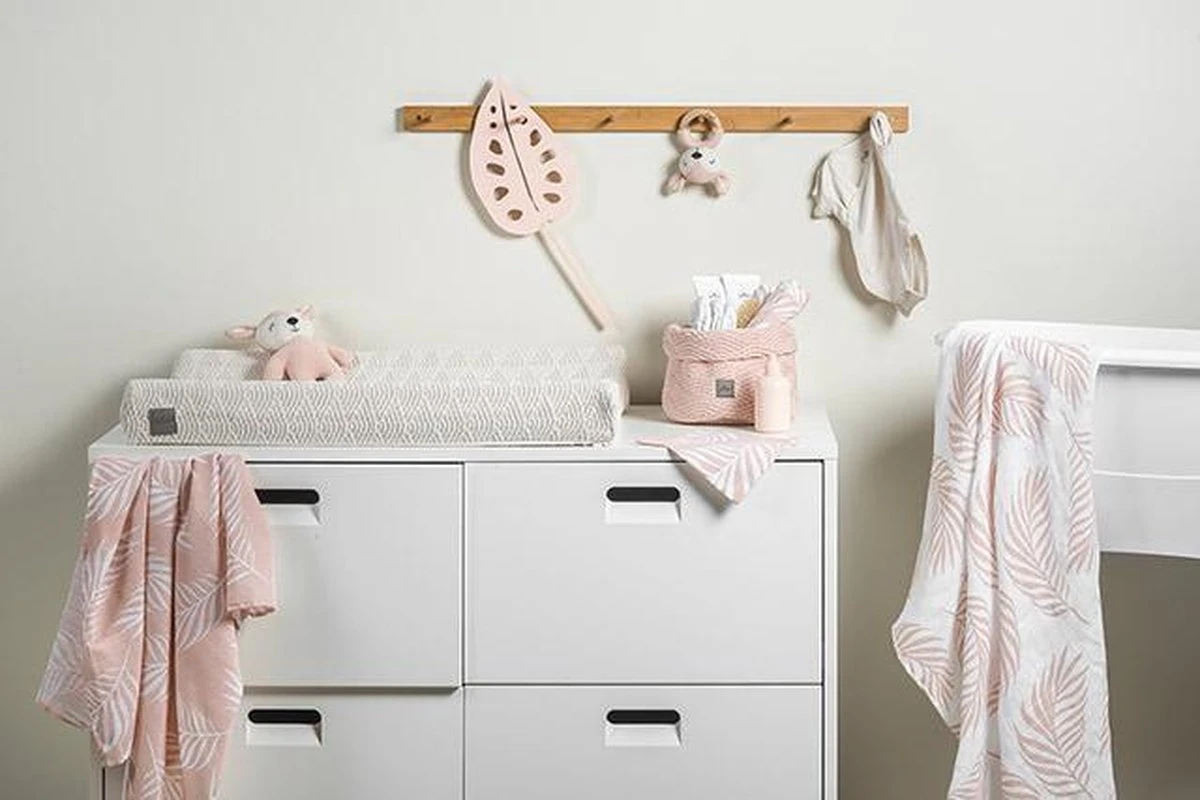 Jollein Baby Hydrofiel Washandje Nature - Pale Pink - 3 Stuks - Afbeelding 4