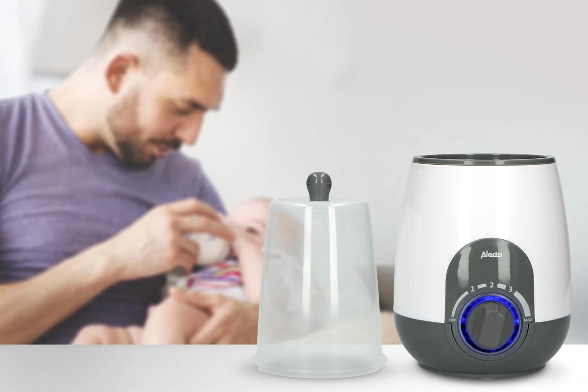 Alecto BW-512 CAR+ - Flessenwarmer 500W - Snelle Opwarming En Sterilisatie Thuis En Onderweg - Geleverd Met 12V Auto Adapter En Stoomkap - Wit - Afbeelding 8