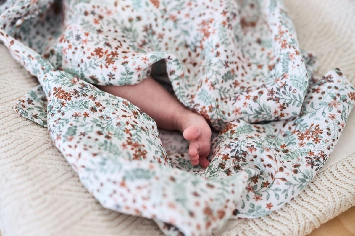 Jollein Hydrofiel Multidoek Bloom 115x115cm - 2 Stuks - Afbeelding 6